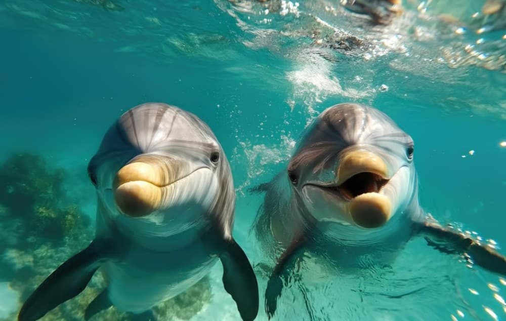 Hurghada: Speedboat Dolphin Watching & Snorkeling with Fruit | ®ExcursionMania - Image 6