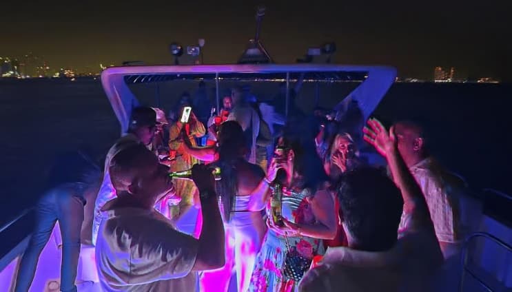 Dubai Marina Luxury Yacht Party with BBQ, Open Bar & Live DJ | ®ExcursionMania - Image 3