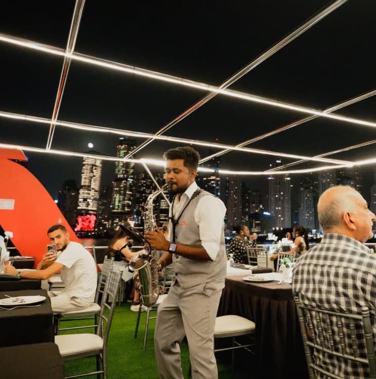 Dubai: Sunset or Dinner Cruise with Live Music & Open Bar | ®ExcursionMania - Image 9