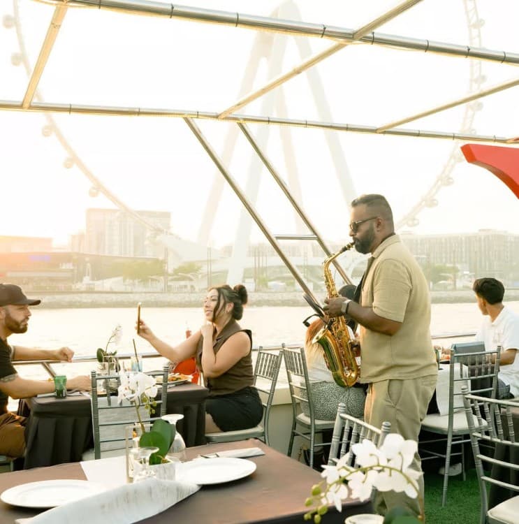 Dubai: Sunset or Dinner Cruise with Live Music & Open Bar | ®ExcursionMania - Image 11