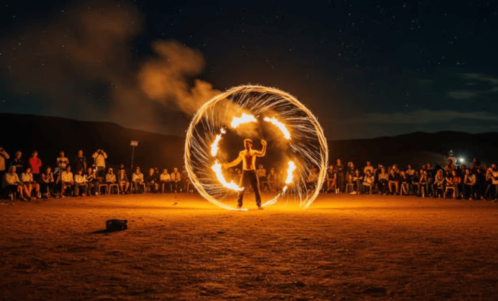 Marrakech Agafay Desert Dinner Berber Music and Fire Show | ®ExcursionMania - Image 3