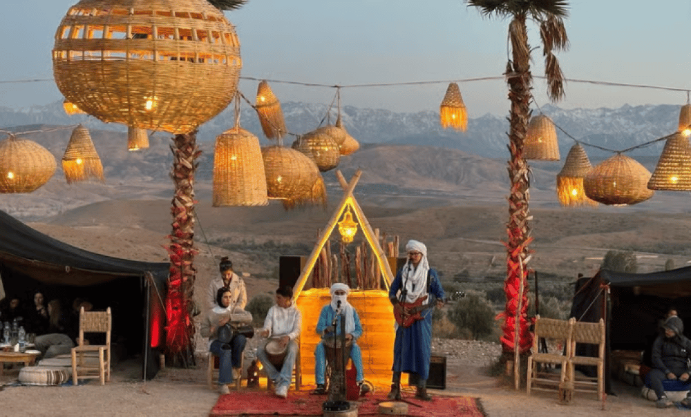 Marrakech Agafay Desert Dinner Berber Music and Fire Show | ®ExcursionMania - Image 11