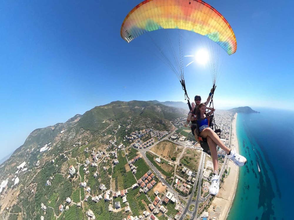Alanya: Tandem Paragliding Experience with Hotel Pickup | ®ExcursionMania - Image 1