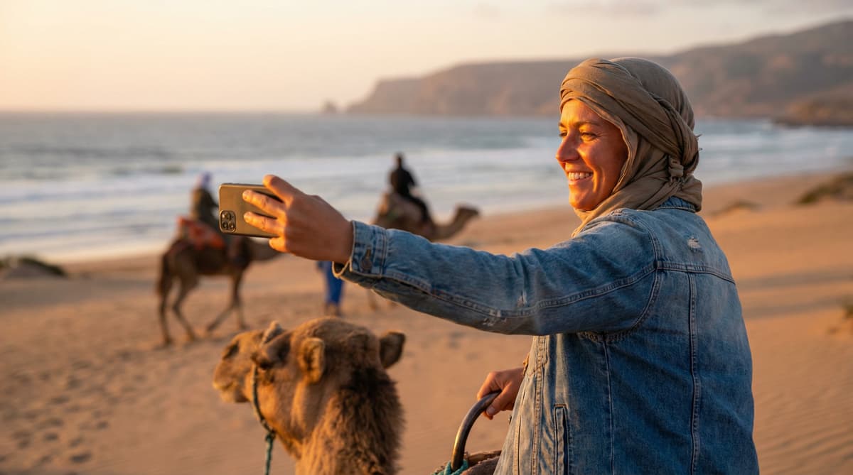 Sunset Camel Ride & BBQ in agadir | ®ExcursionMania - Image 4