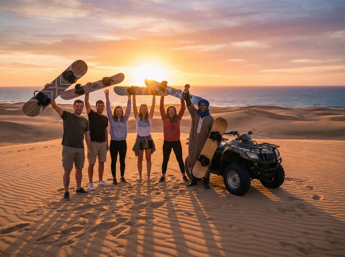 Sandboarding at Sunset with Moroccan BBQ Dinner in Tamri | ®ExcursionMania - Image 5