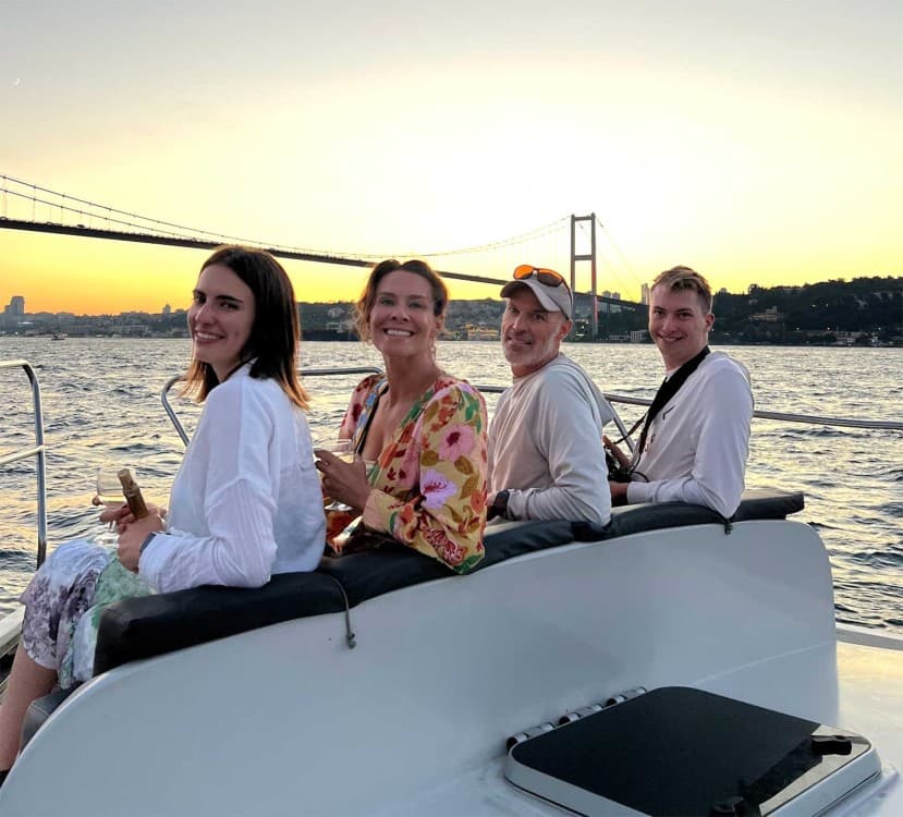 Istanbul Bosphorus Sunset Cruise with Wine on a Luxury Yacht | ®ExcursionMania - Image 5