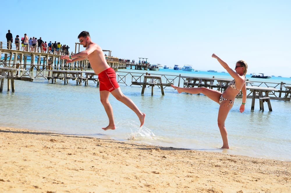 Hurghada: Orange Bay & Giftun Island Boat Trip Snorkeling with Lunch | ®ExcursionMania - Image 6