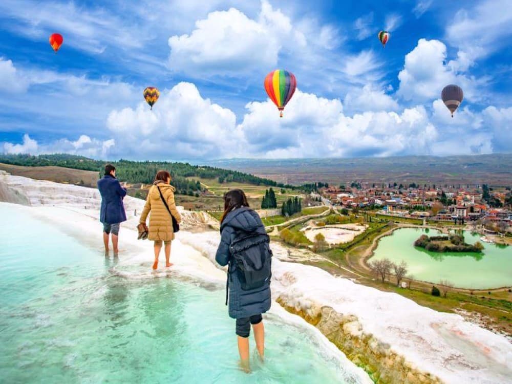 Side Pamukkale Day Trip with Balloon Flight & Watching Tour | ®ExcursionMania - Image 1