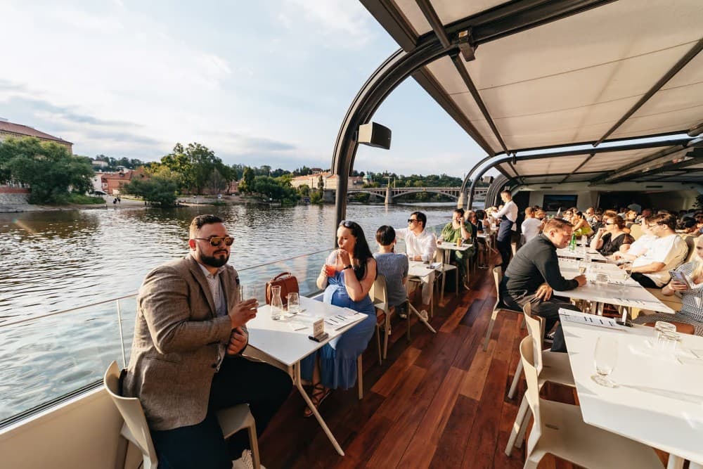 Prague: Sightseeing Dinner Cruise on Open-Top Glass Boat | ®ExcursionMania - Image 7