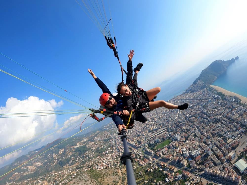 Side: Alanya Tandem Paragliding w/ Cleopatra Beach Visit | ®ExcursionMania - Image 5