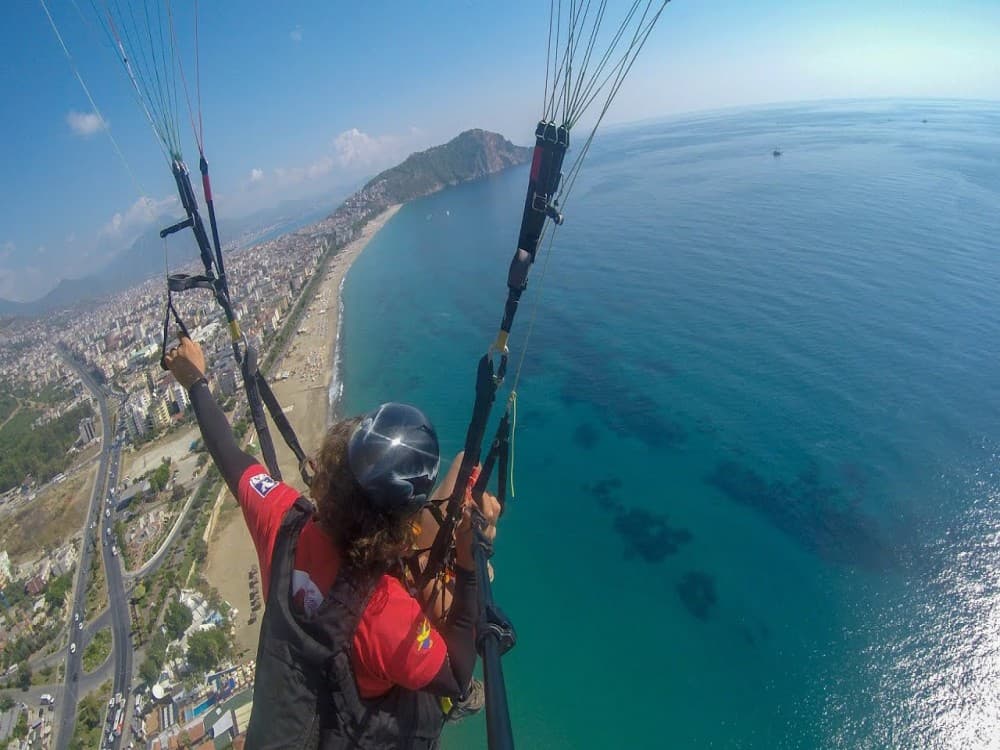Side: Alanya Tandem Paragliding w/ Cleopatra Beach Visit | ®ExcursionMania - Image 9