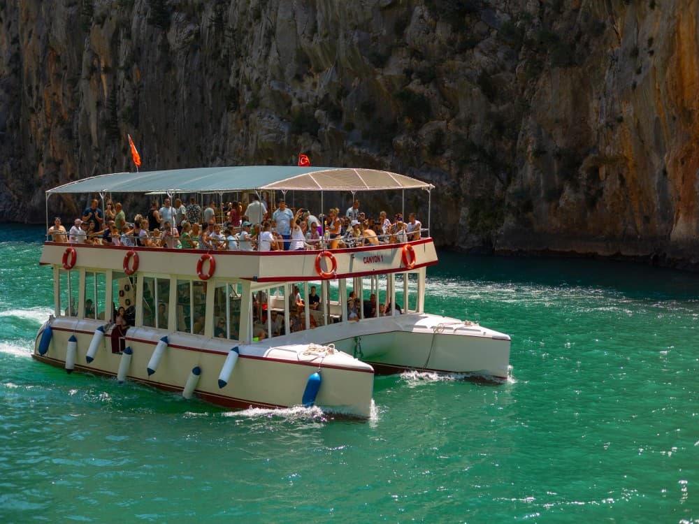Alanya: Green Canyon Boat Trip with Lunch and Unlimited Soft Drinks | ®ExcursionMania - Image 4