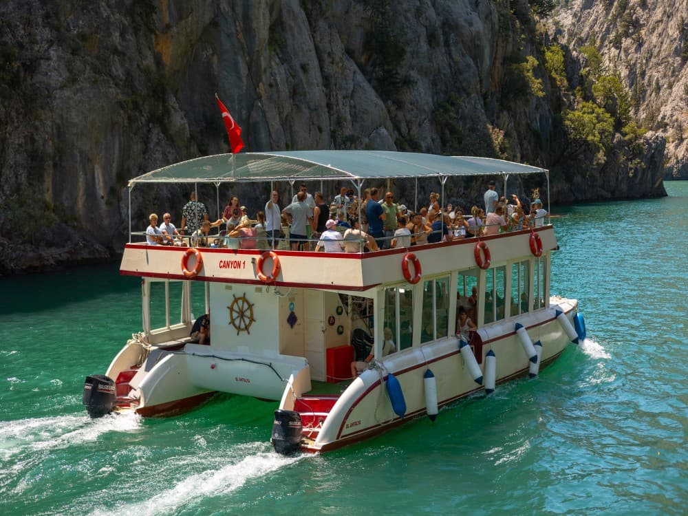 Alanya: Green Canyon Boat Trip with Lunch and Unlimited Soft Drinks | ®ExcursionMania - Image 5