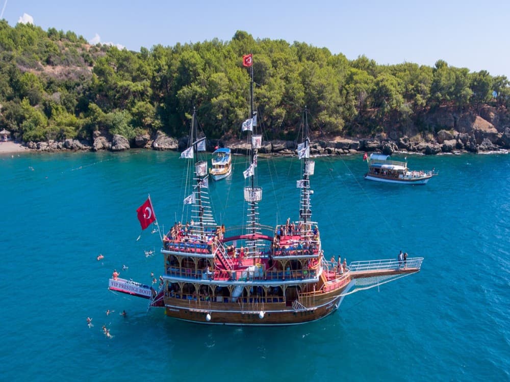 Blue Lagoon Boat Tour in Side with Soft Drinks & Lunch | ®ExcursionMania - Image 2