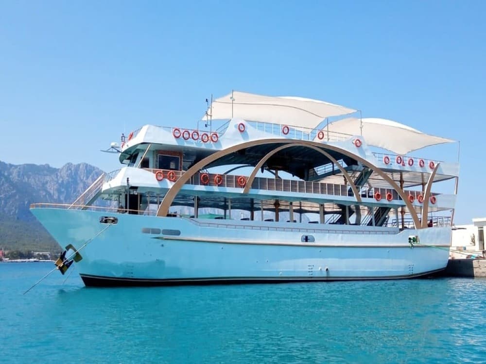 Mediterranean Bliss: Kemer Mega Star Boat Tour with Hotel Transfer | ®ExcursionMania - Image 3
