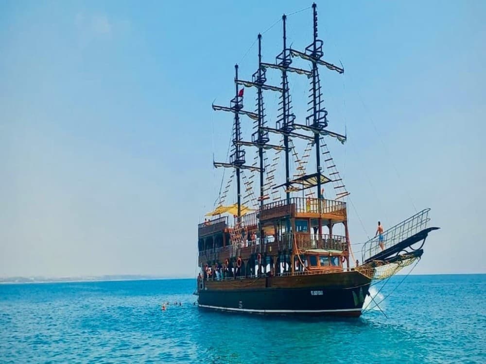 City of Side: Pirate Boat Trip with Lunch & Transfer | ®ExcursionMania - Image 2