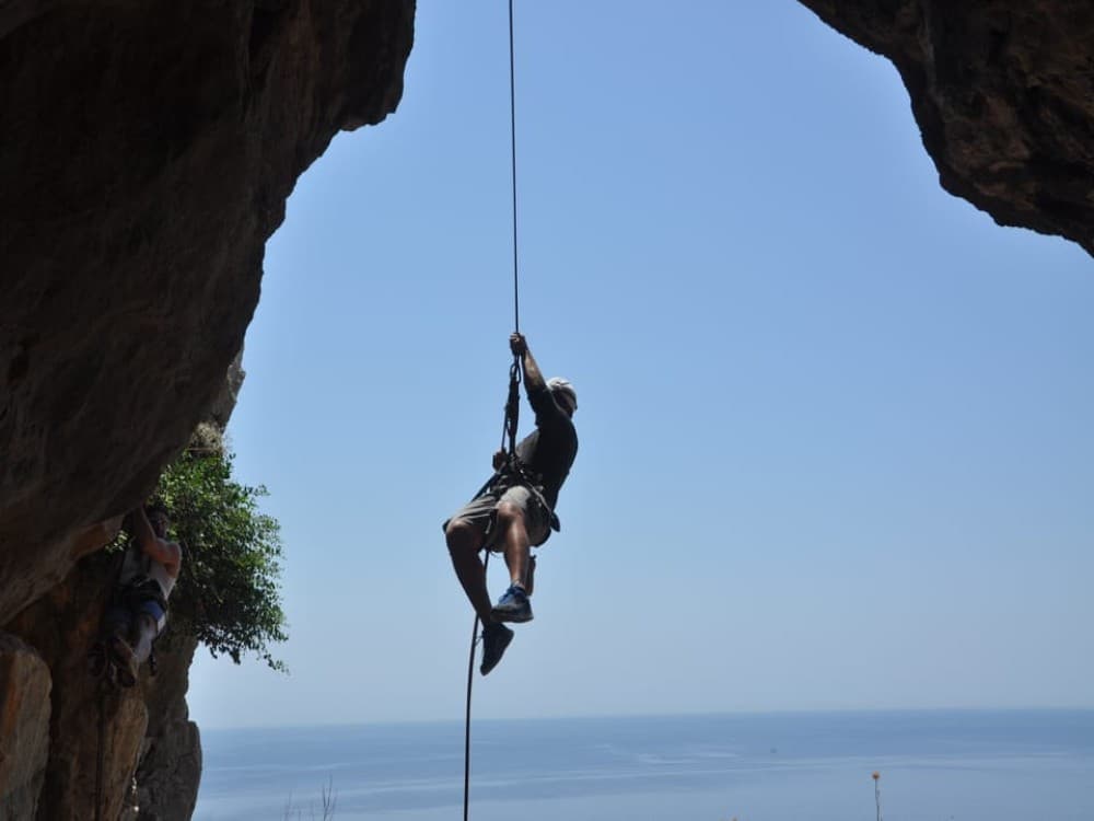 Rhodes: Ladiko Bay Rock Climbing and Rappelling Experience | ®ExcursionMania - Image 6