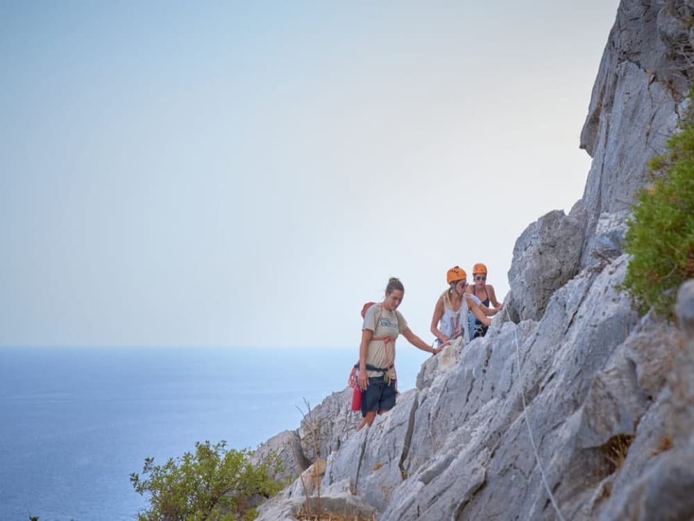 Rhodes: Ladiko Bay Rock Climbing and Rappelling Experience | ®ExcursionMania - Image 10