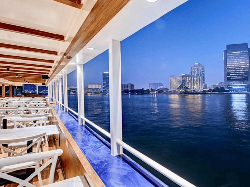 Dubai: Dhow Cruise Dinner at Creek, Marina with Upper deck | ®ExcursionMania - Image 5