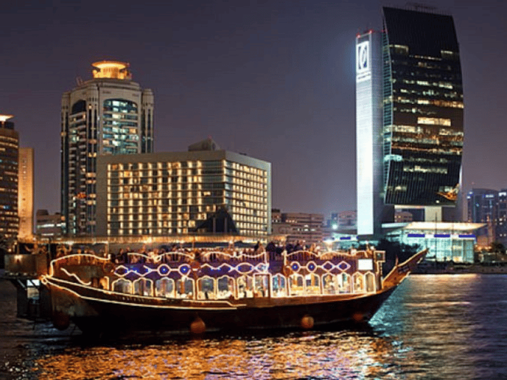 Dubai: Dhow Cruise Dinner at Creek, Marina with Upper deck | ®ExcursionMania - Image 6
