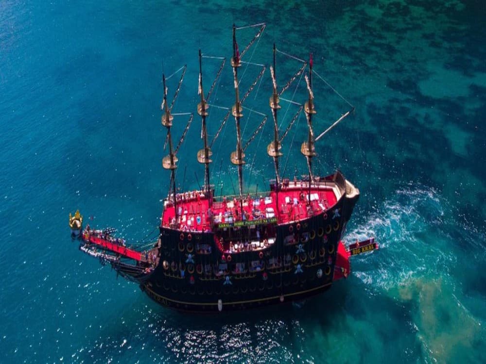 From City of Side: Big Kral Pirate Boat Trip w/ Soft Drinks & Lunch | ®ExcursionMania - Image 1