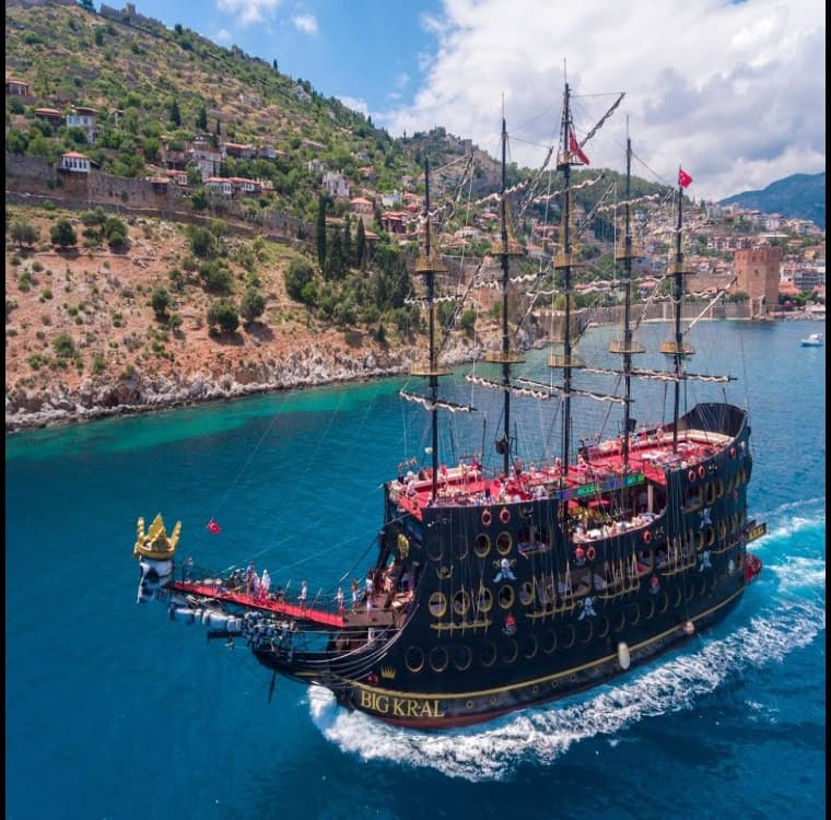 From City of Side: Big Kral Pirate Boat Trip w/ Soft Drinks & Lunch | ®ExcursionMania - Image 6