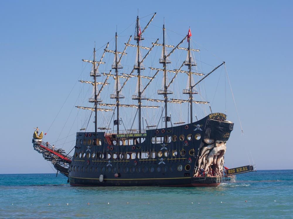 From City of Side: Big Kral Pirate Boat Trip w/ Soft Drinks & Lunch | ®ExcursionMania - Image 9