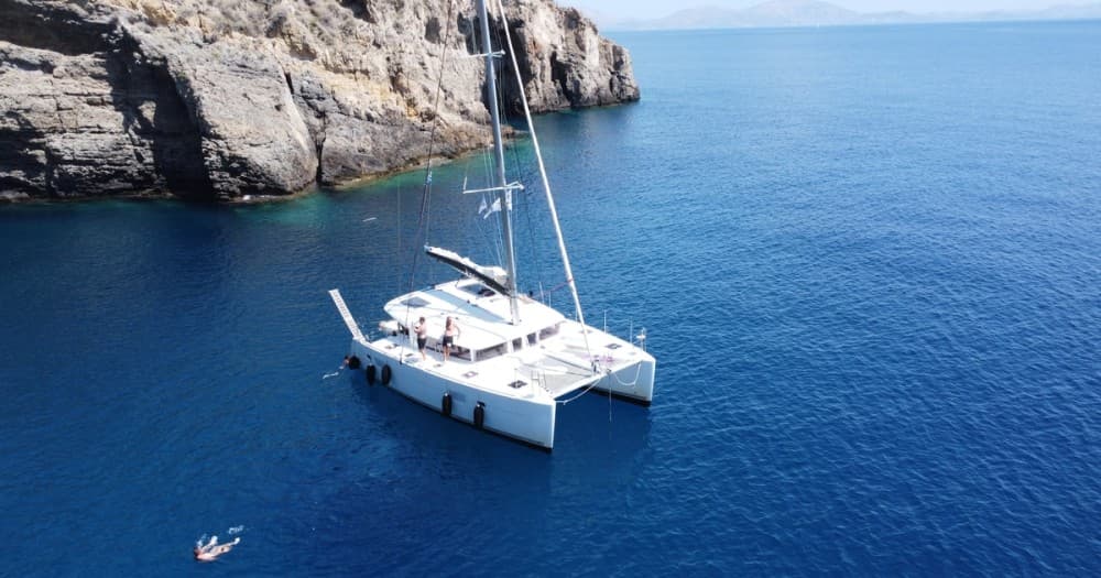 Mykonos Bliss: Catamaran Cruise to Rhenia Island with Meal & Drinks | ®ExcursionMania - Image 6