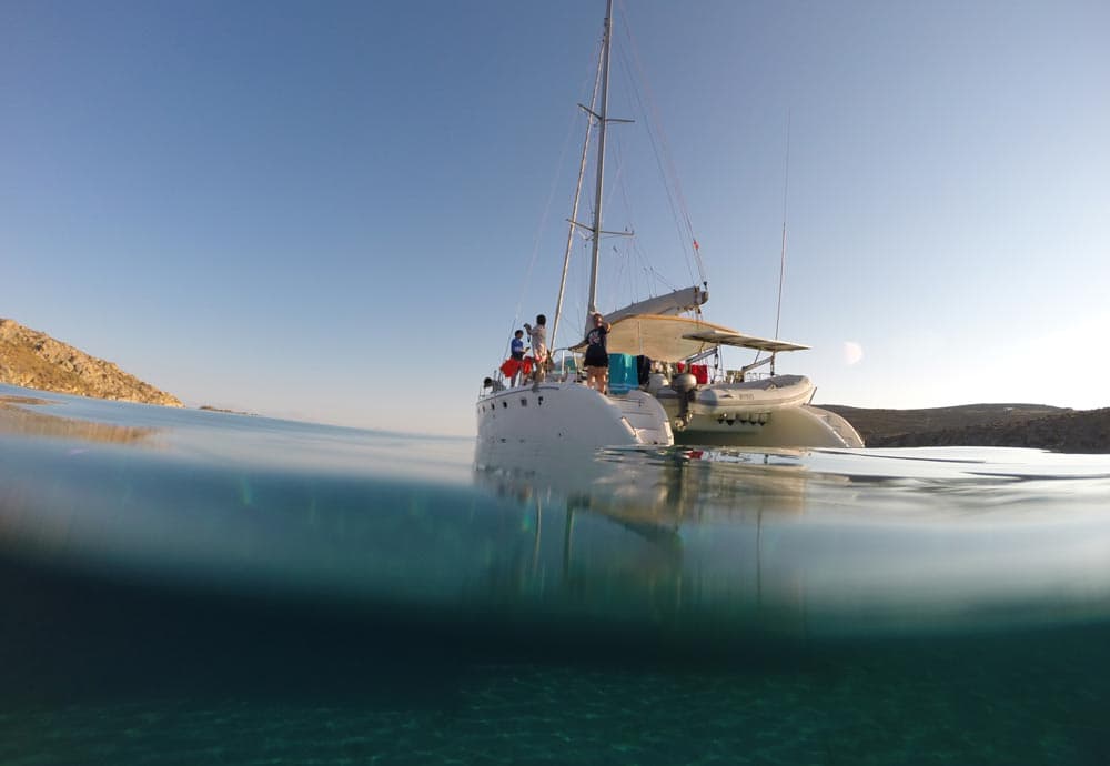 Mykonos Adventure: Private Catamaran Cruise w/ Food Drinks & Transfer | ®ExcursionMania - Image 9