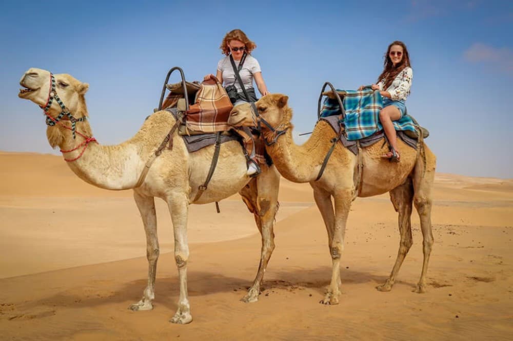 Doha: Sunset Desert Safari with Camel Ride and Sandboarding | ®ExcursionMania - Image 6