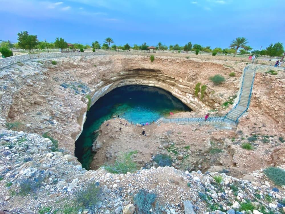 From Muscat: Wadi Shab  Bimmah Sinkhole Full-Day Tour | ®ExcursionMania - Image 2