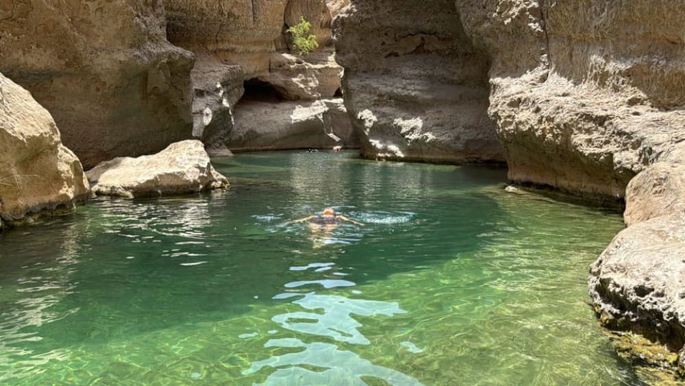 From Muscat: Wadi Shab  Bimmah Sinkhole Full-Day Tour | ®ExcursionMania - Image 4