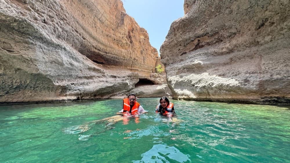 From Muscat: Wadi Shab  Bimmah Sinkhole Full-Day Tour | ®ExcursionMania - Image 9