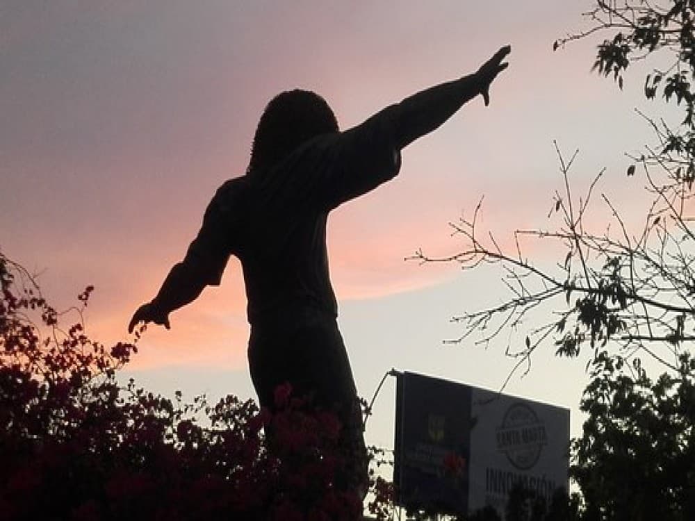 Carlos El Pibe Valderrama Statue