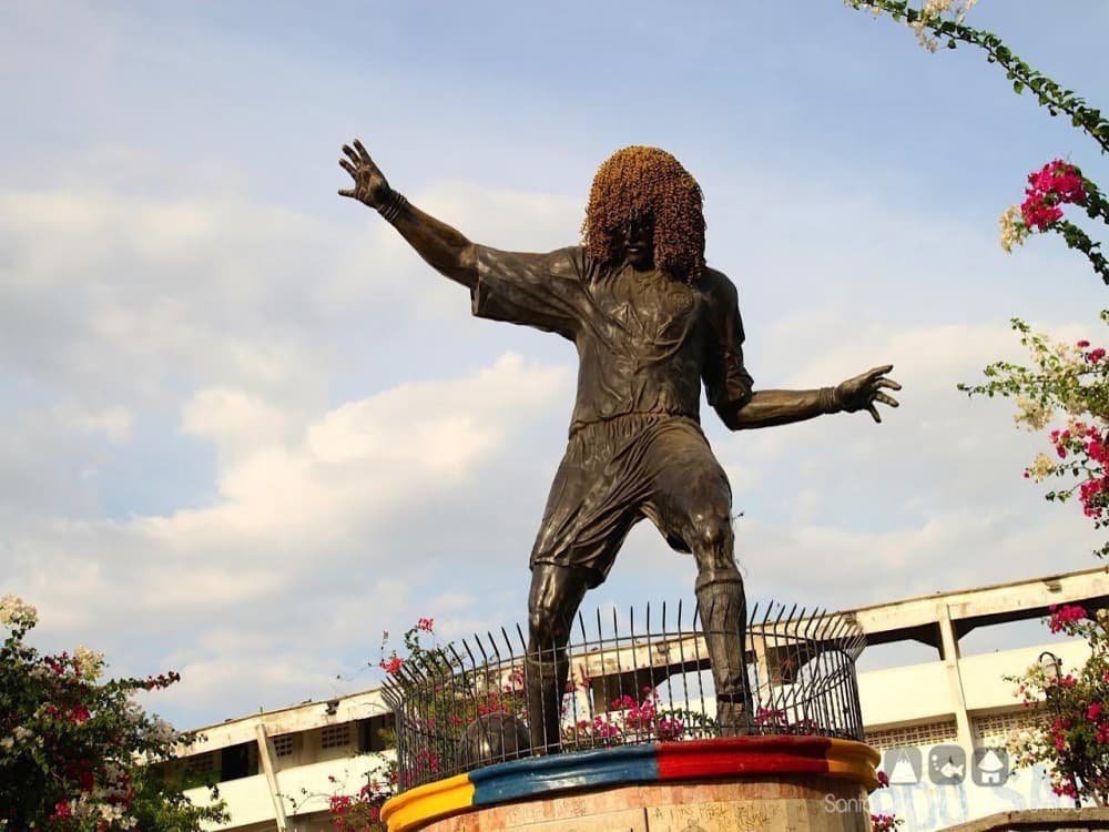 Santa Marta: Carlos El Pibe Valderrama Statue | ®ExcursionMania