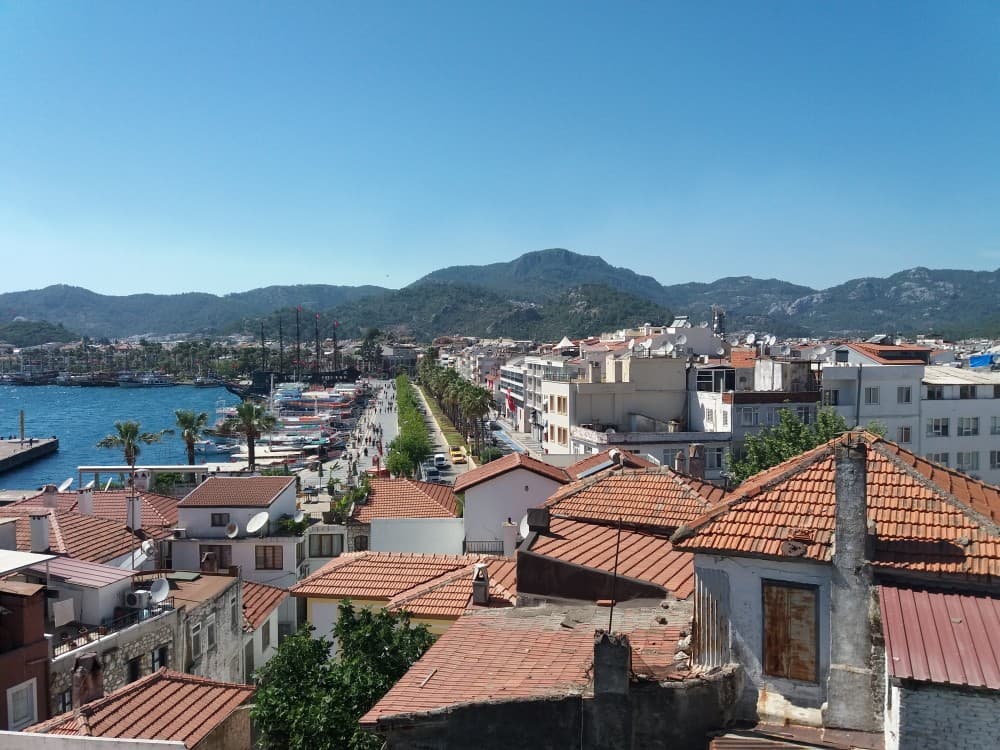 Is Marmaris in Europe or Asia?