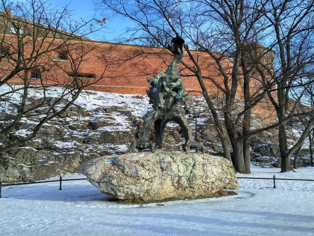 Wawel Dragon Statue