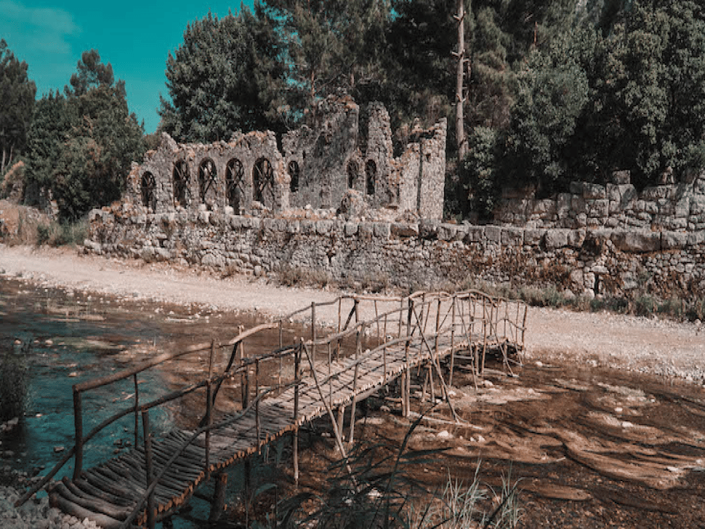 How much does it cost to go to the Olympos ruins?