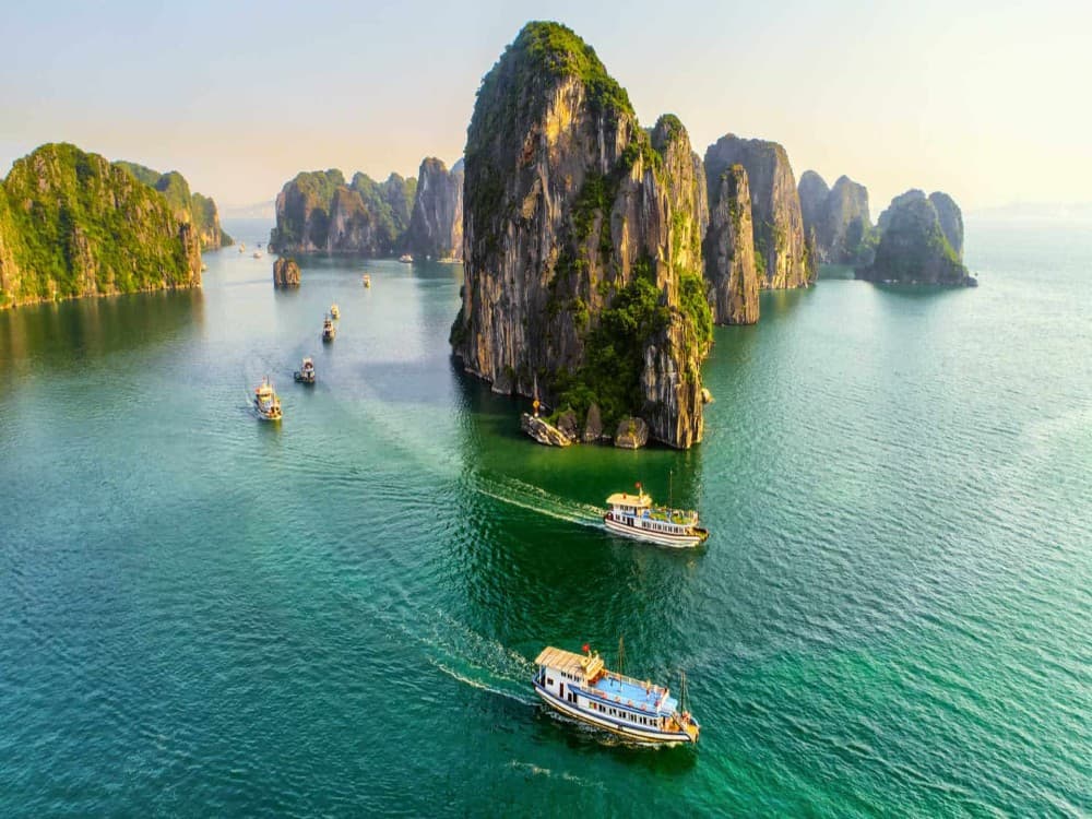 What is Ha Long famous for?