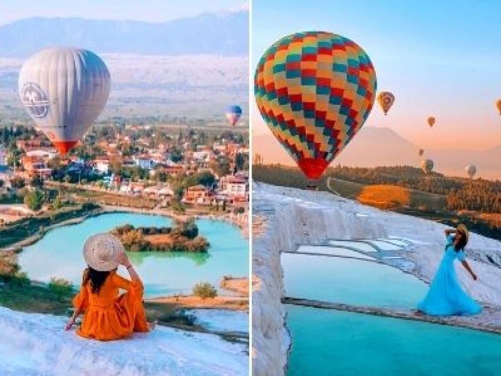 Hot air balloon ride in Pamukkale or Cappadocia?