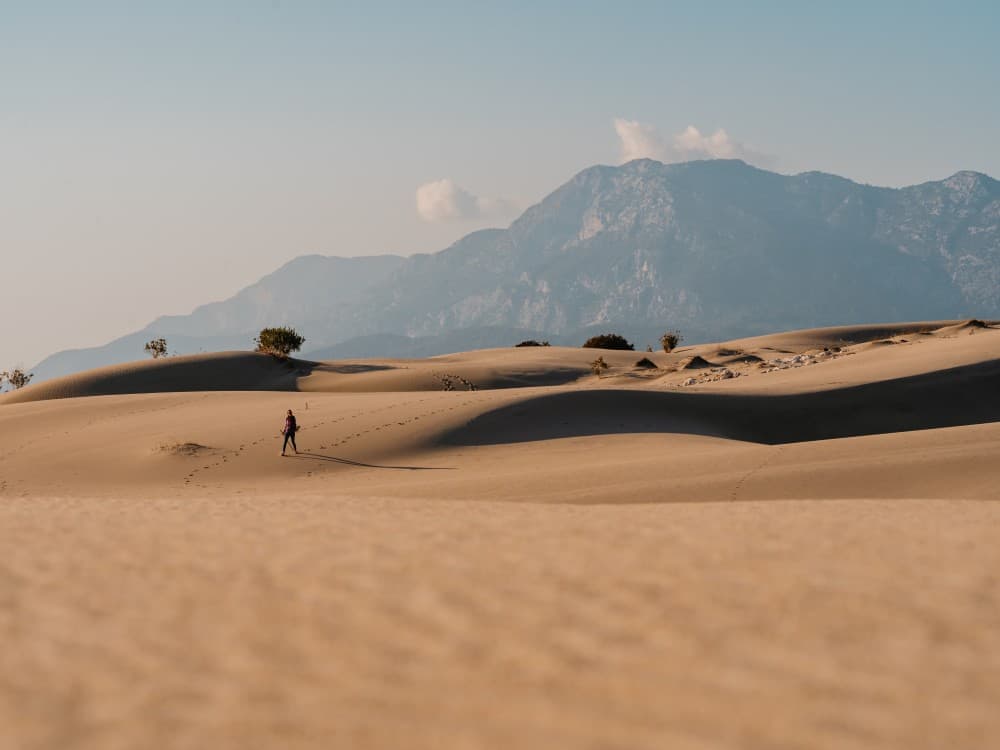 Does Antalya have sandy beaches?