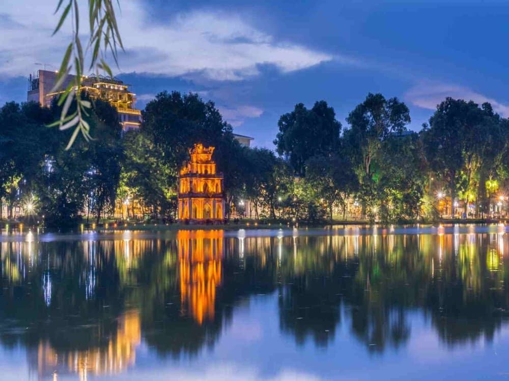 Hoan Kiem Lake and Ngoc Son Temple