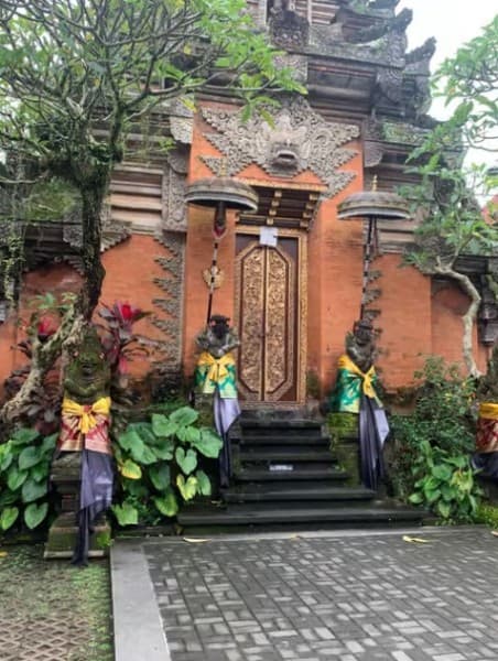 From Bali: Saraswati Temple Monkey Forest Ubud Waterfalls | ®ExcursionMania