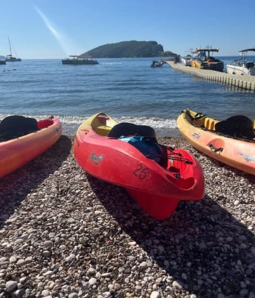 Budva: 3-Hour Paddle Board or Kayak Tour to Coastal Caves | ®ExcursionMania - Image 1