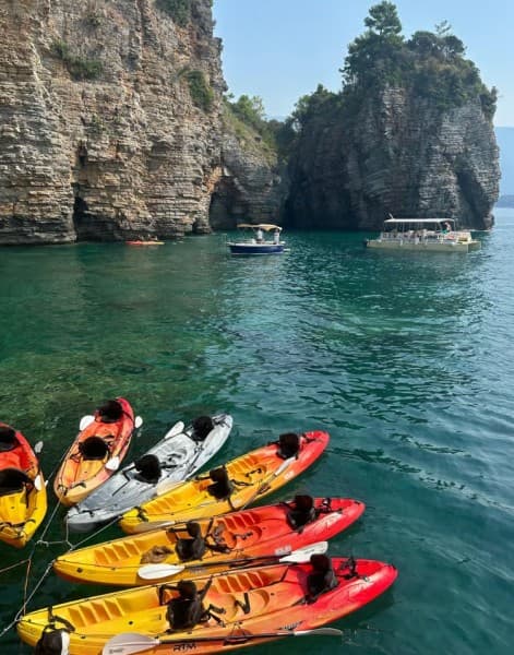 Budva: 3-Hour Paddle Board or Kayak Tour to Coastal Caves | ®ExcursionMania