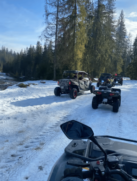 Krakow: Snowmobile Ride with Thermal Pools and Hotel Pickup | ®ExcursionMania