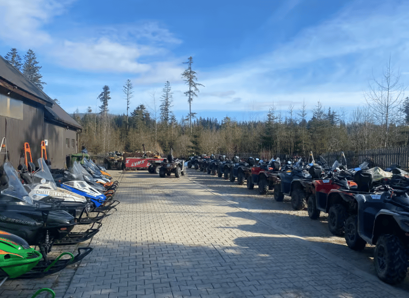 Krakow: Snowmobile Ride with Thermal Pools and Hotel Pickup | ®ExcursionMania