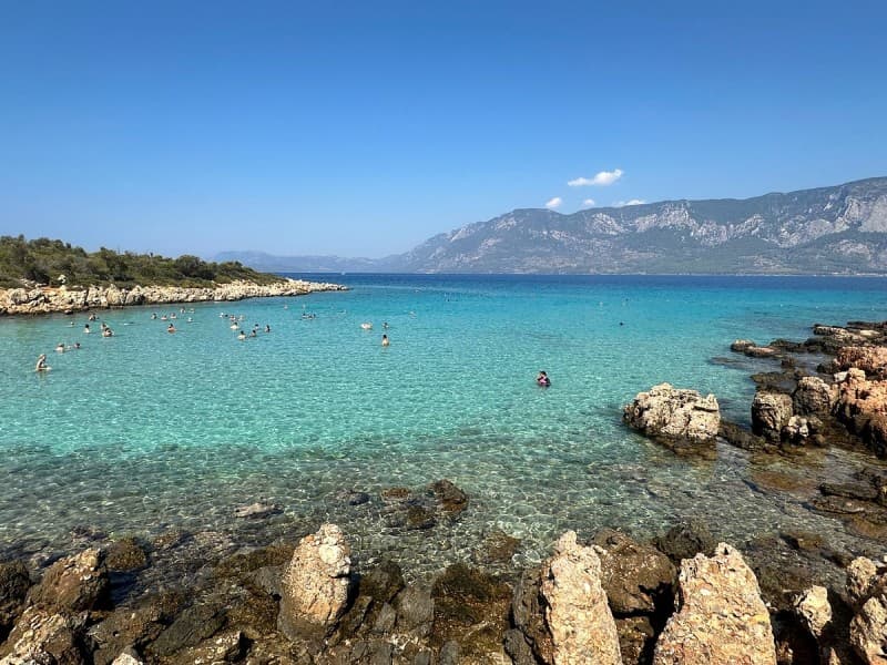 Icmeler Cleopatra Island Boat Trip: Crystal Waters & Coastal Delights | ®ExcursionMania