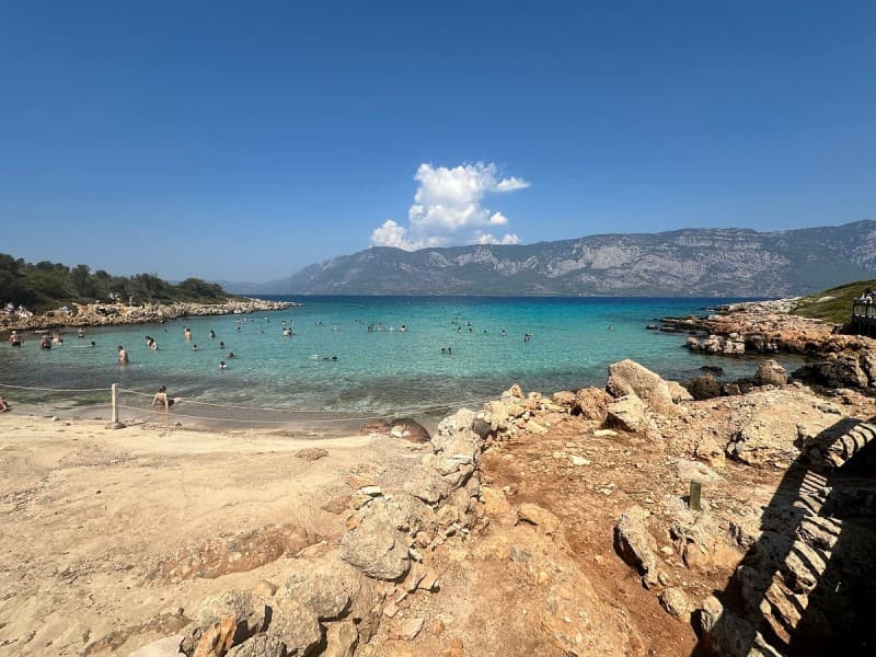 Icmeler Cleopatra Island Boat Trip: Crystal Waters & Coastal Delights | ®ExcursionMania