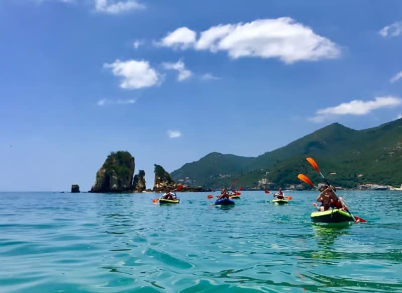 From Lisbon: Arrábida Natural Park Kayak Tour with Lunch | ®ExcursionMania